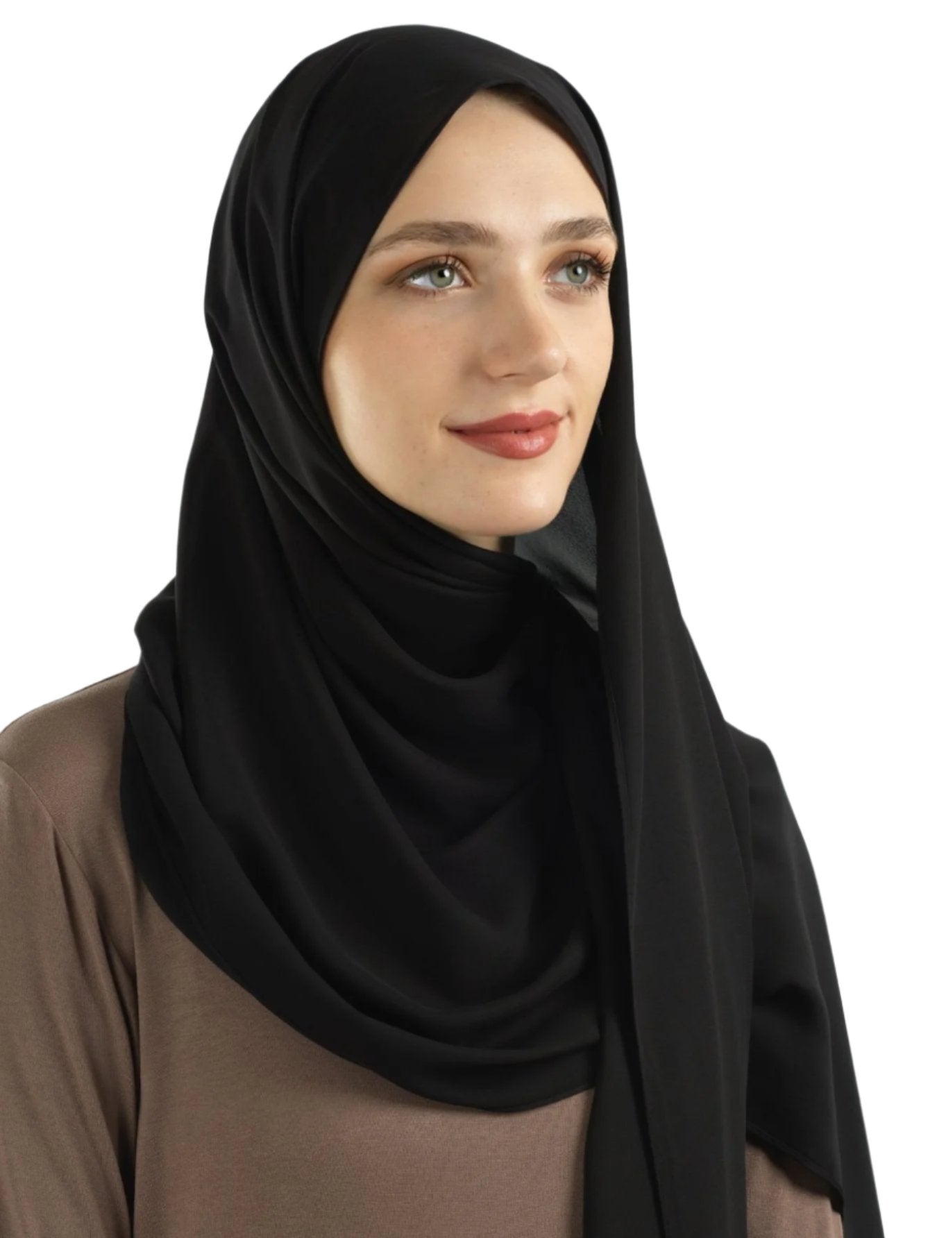 Black Korean Nida hijab Kabayare