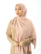 Blush  Korean Chiffon hijab Kabayare