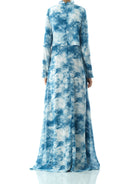 Cloud 9 chiffon print maxi dress Kabayare