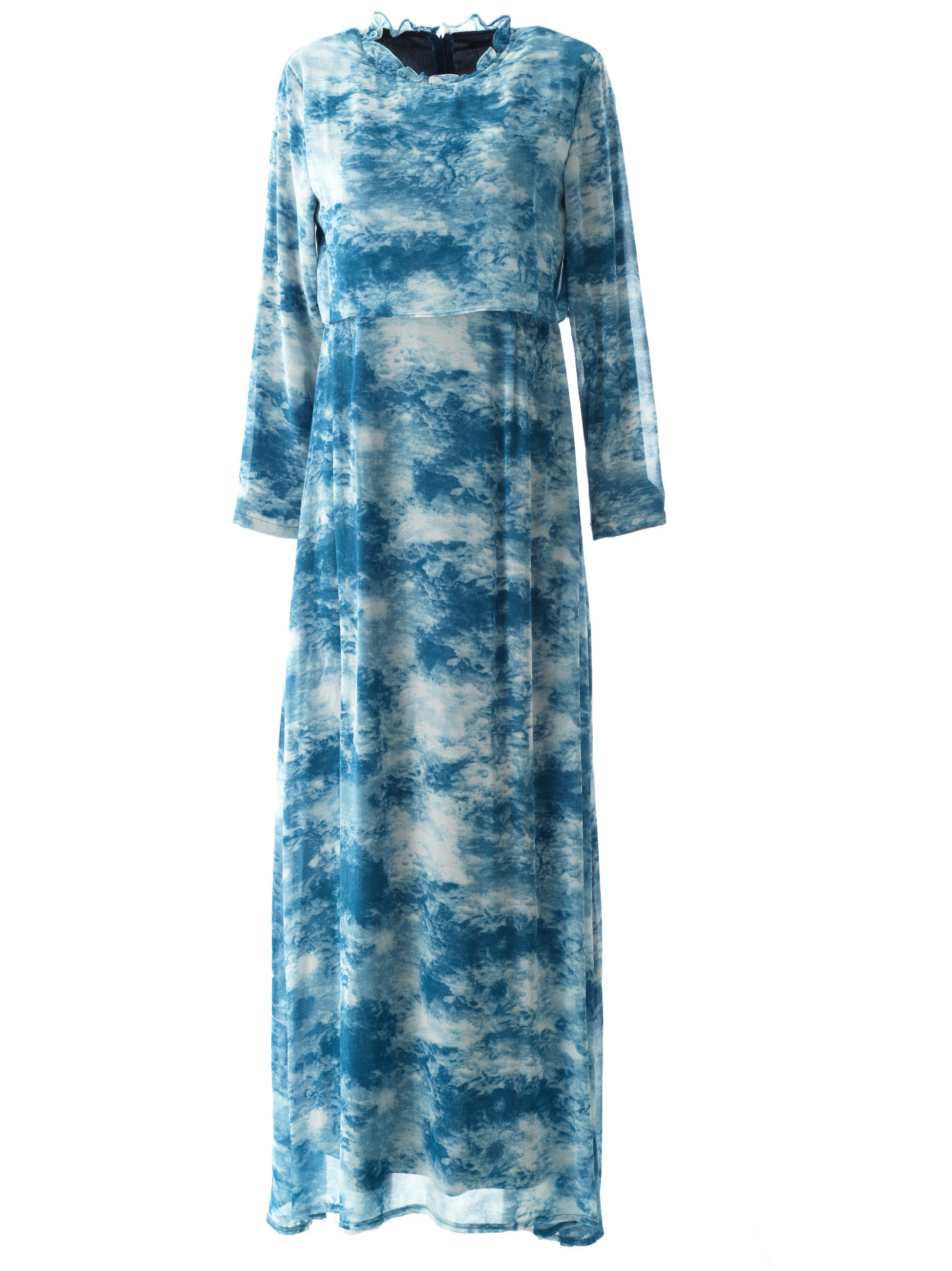 Cloud 9 chiffon print maxi dress Kabayare