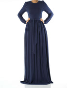 Copy of Black Cotton Candy Jersey Maxi  Dress ( Extra Soft) Kabayare