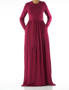 Cotton Candy Jersey modest Maxi  Dress Kabayare