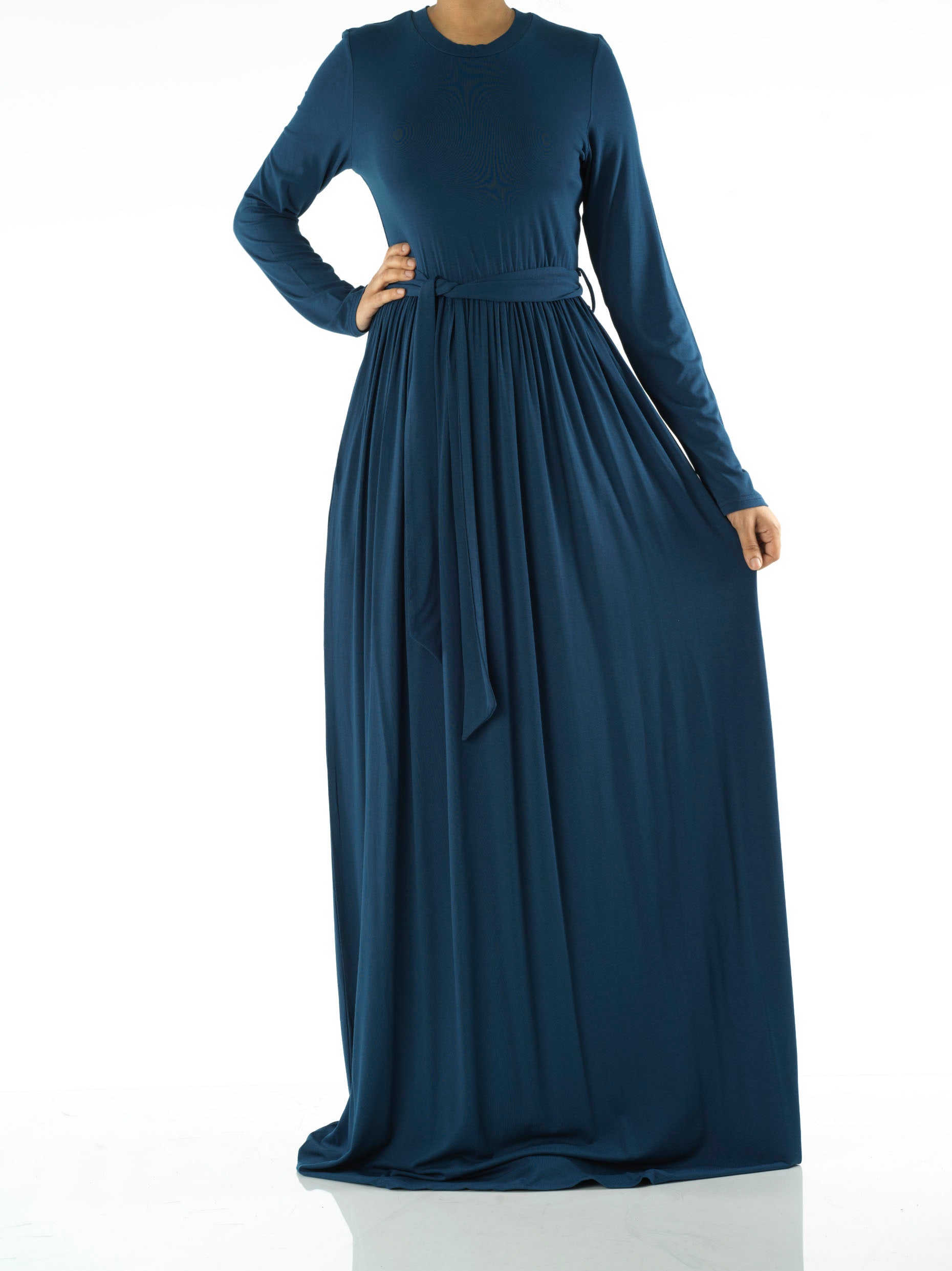 Cotton Candy Jersey modest Maxi  Dress Kabayare