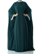 Deep Green luxurious kaftan dress Kabayare