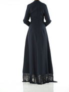 Deep Navy Fringe queen maxi dress Kabayare