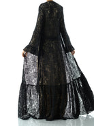 Dream lace maxi ruffle cardigan Kabayare