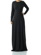 Julia Ribbed Round Neck maxi dress Kabayare