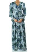 maryama floral print maxi dress Kabayare