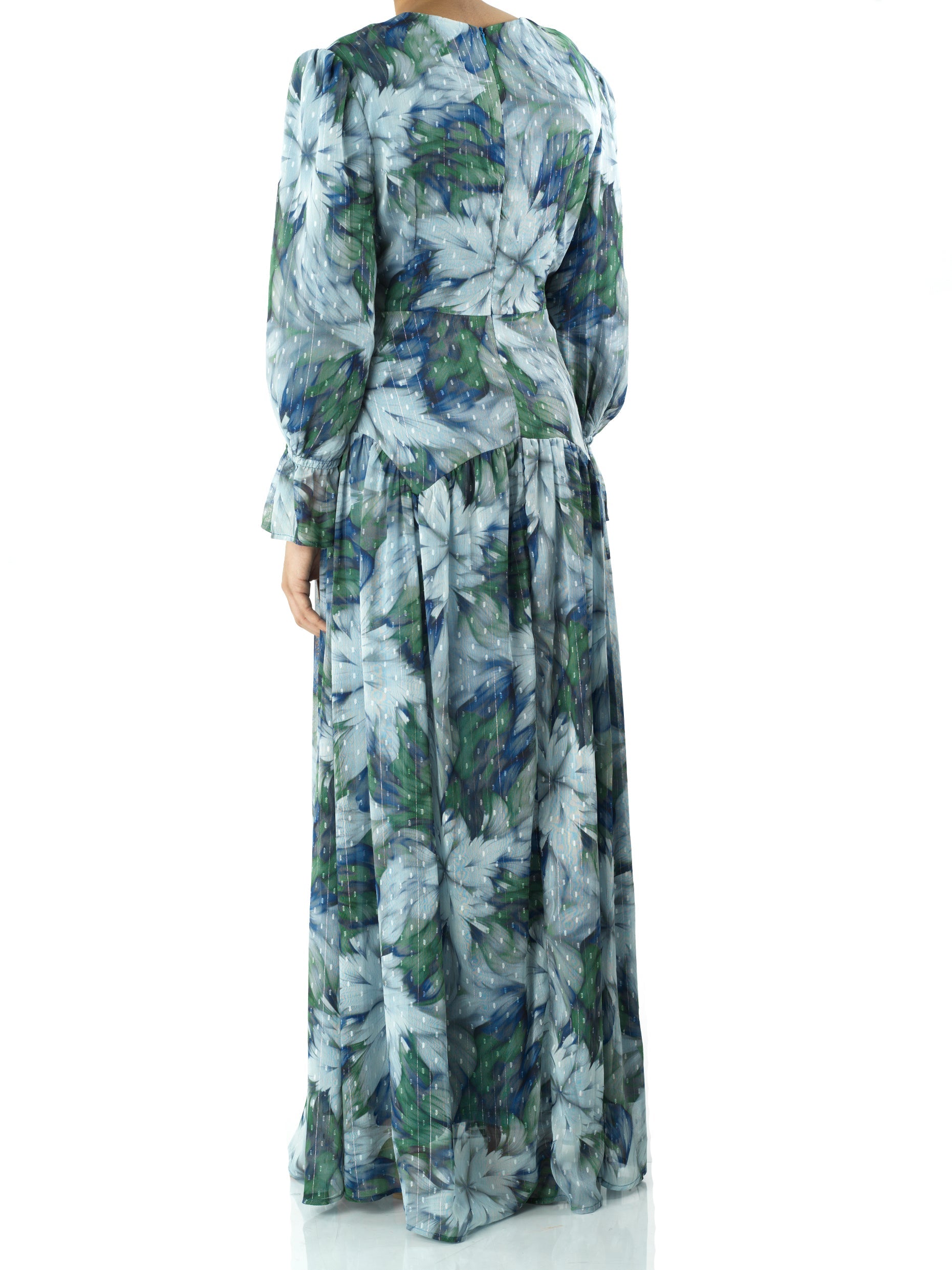 maryama floral print maxi dress Kabayare