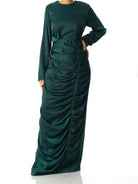 My love for satin maxi dress Kabayare