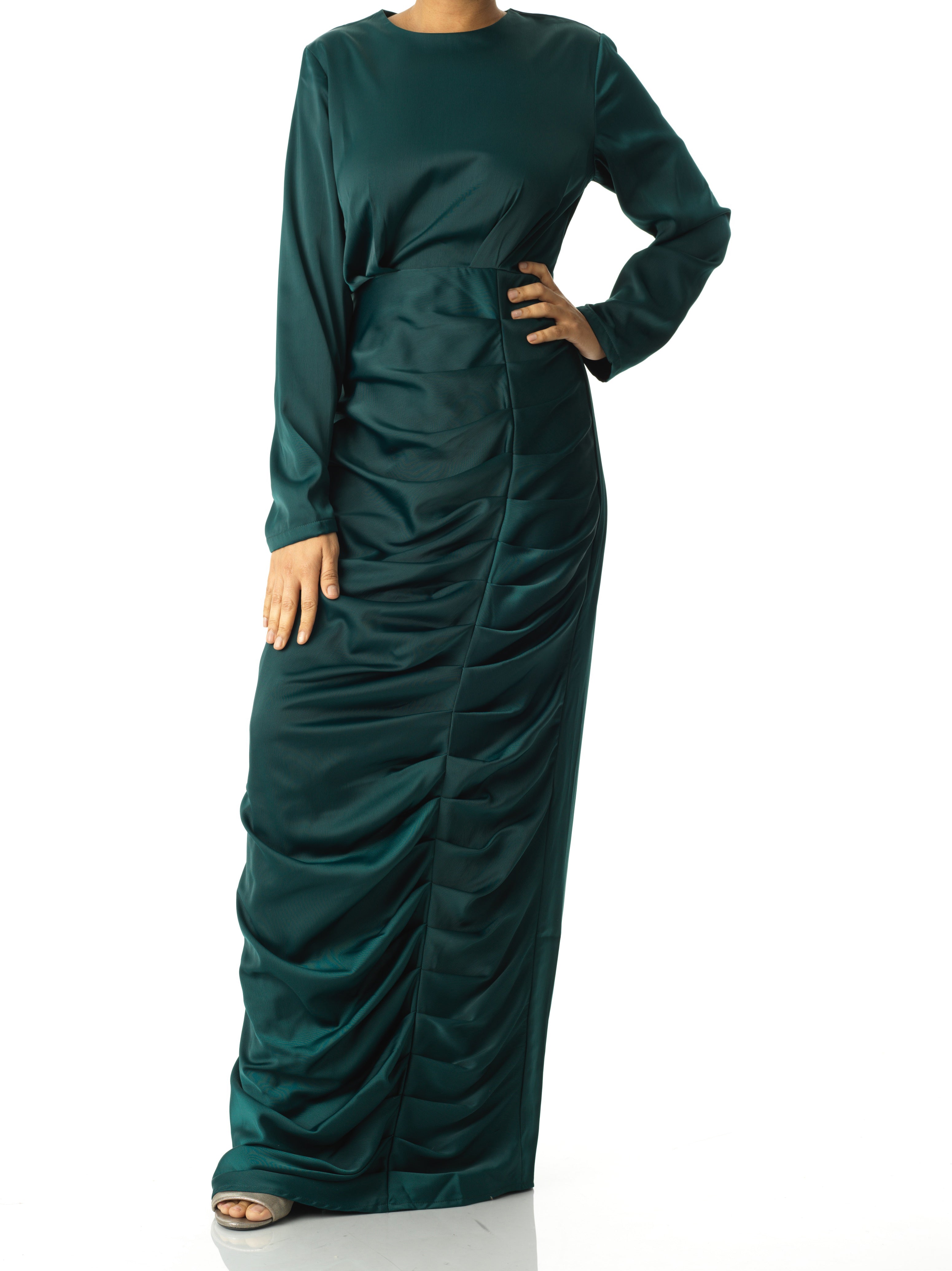 My love for satin maxi dress Kabayare