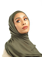 Olive Modal hijab Kabayare