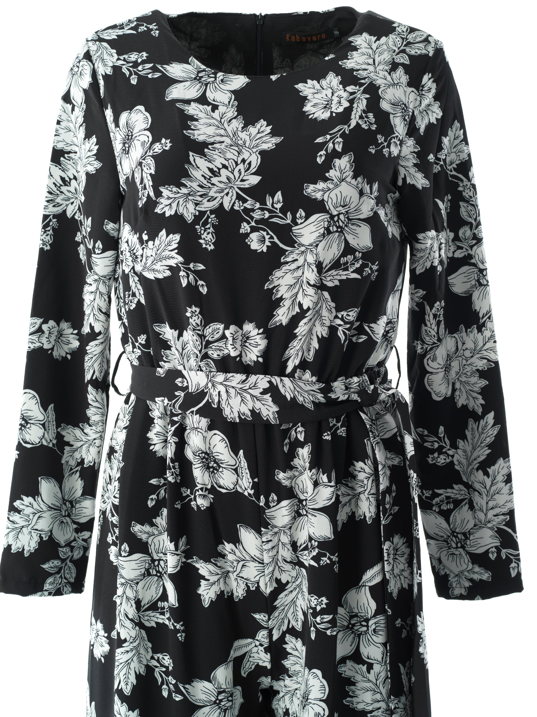 Regents Floral Modest long sleeve  jumpsuits Kabayare