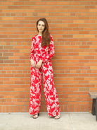 Regents Floral Modest long sleeve  jumpsuits Kabayare