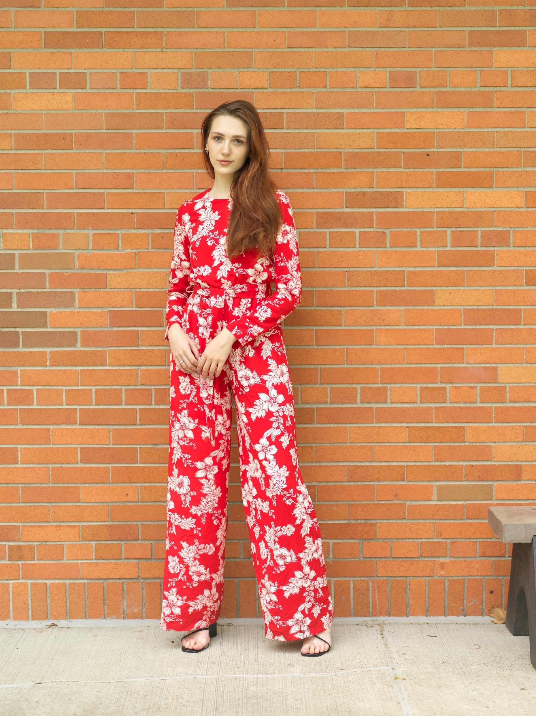 Regents Floral Modest long sleeve  jumpsuits Kabayare