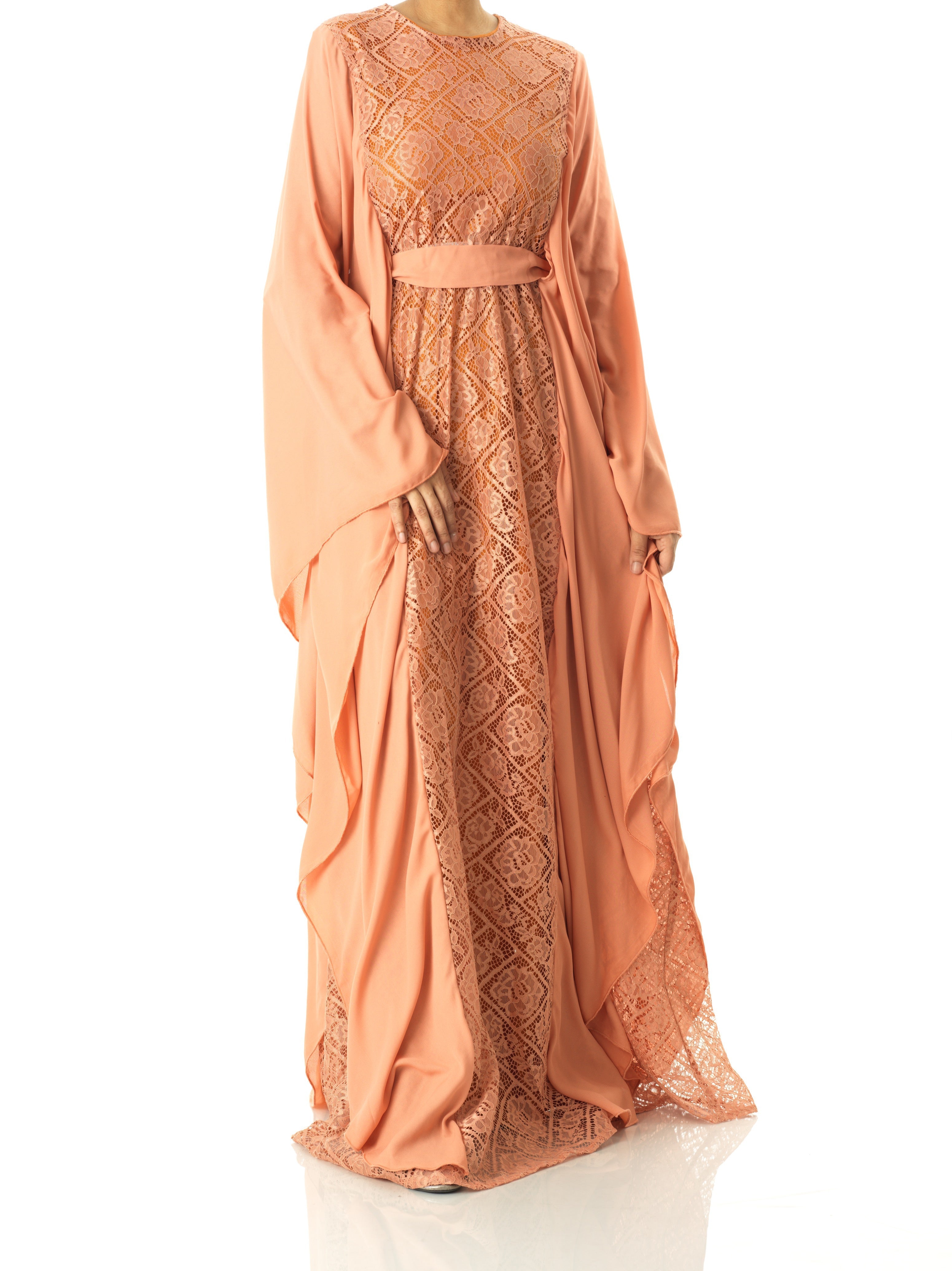 Salina butterfly Chiffon abaya Kabayare