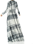 Tie dye Long sleeve maxi dress Kabayare