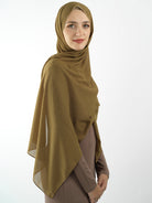 Tuscany green Glamour chiffon hijab Kabayare