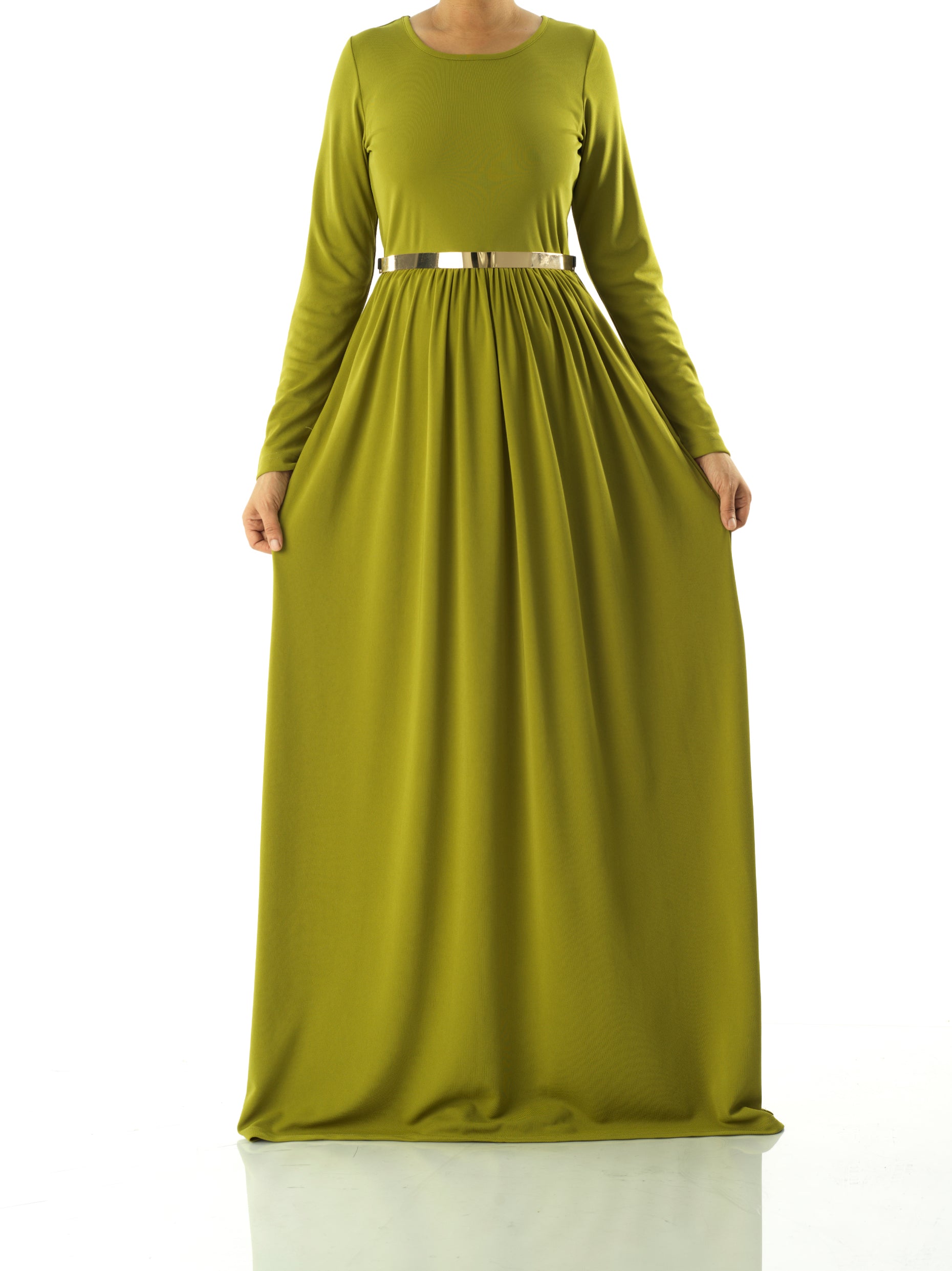 Zaytoon original Milk Silk Maxi Dress Kabayare