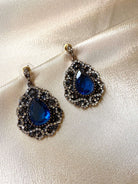 Blue moon earrings - Kabayare Fashion (6160248635570)