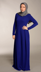 Blue Textured Classic maxi Kabayare