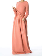 Blush TEXTURED PONTI-DI-ROMA DRESS Kabayare