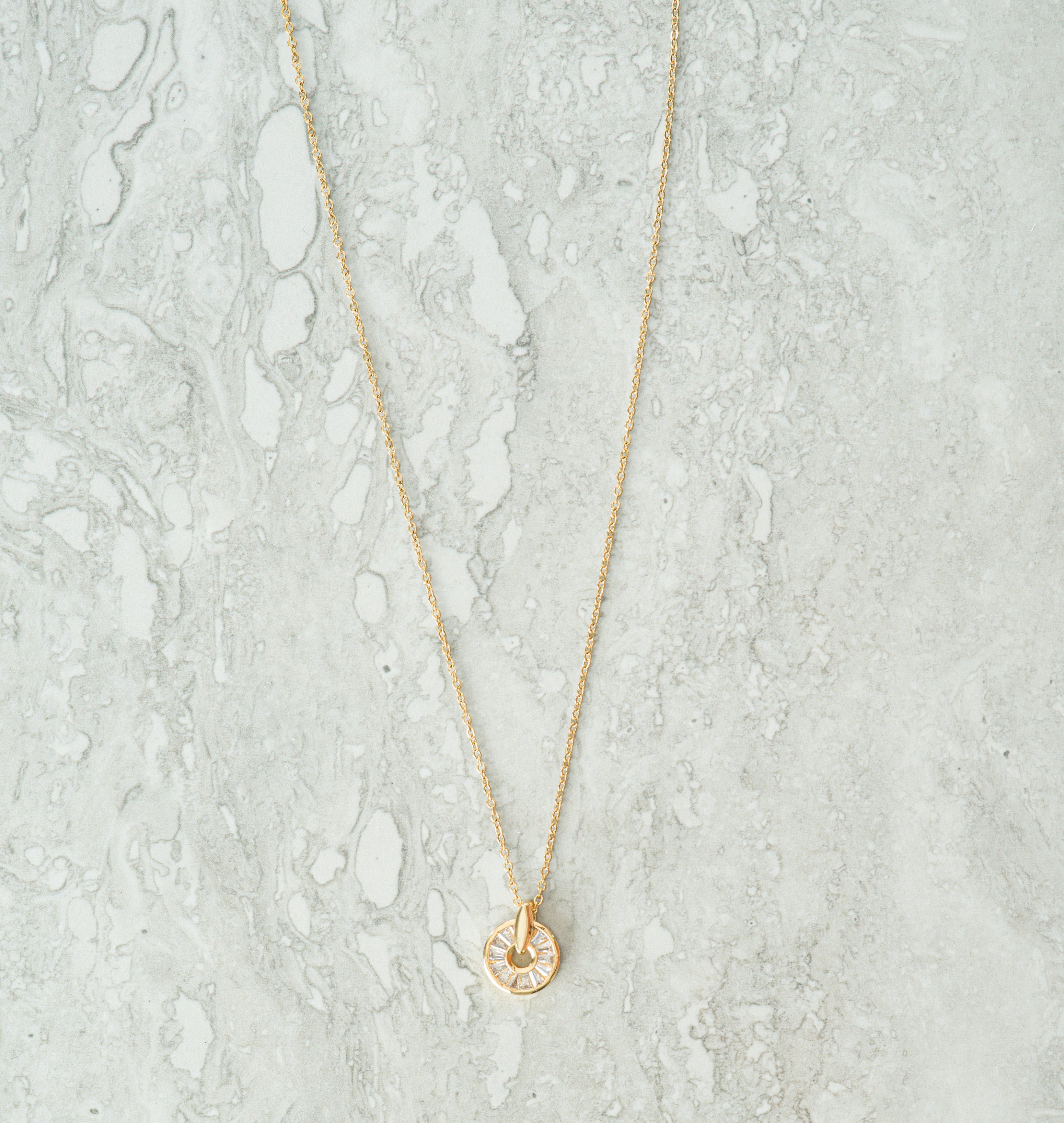 circle of love gold necklace Kabayare