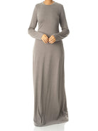 Heather Gray  Made just for you jersey matching set dress Kabayare