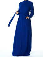 high neck jersey maxi dress Kabayare