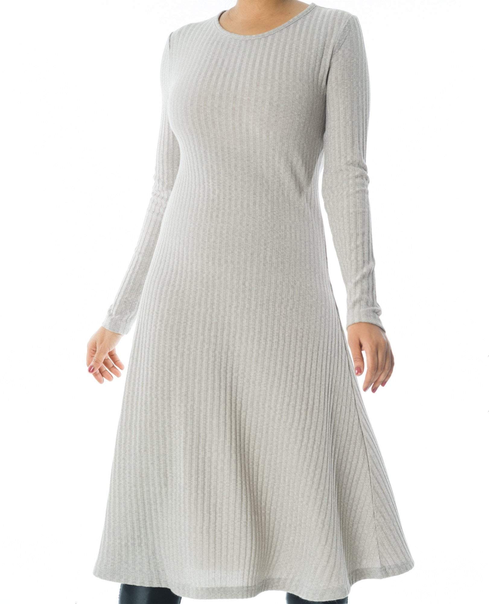 long sleeve Midi sweater dress Kabayare