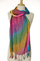 Pink Rambow Stripes  Scarf Kabayare