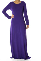 Purple Rayon Maxi dress Kabayare