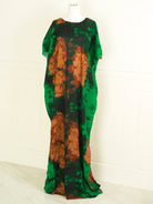 volcano tie dye bati dress KF